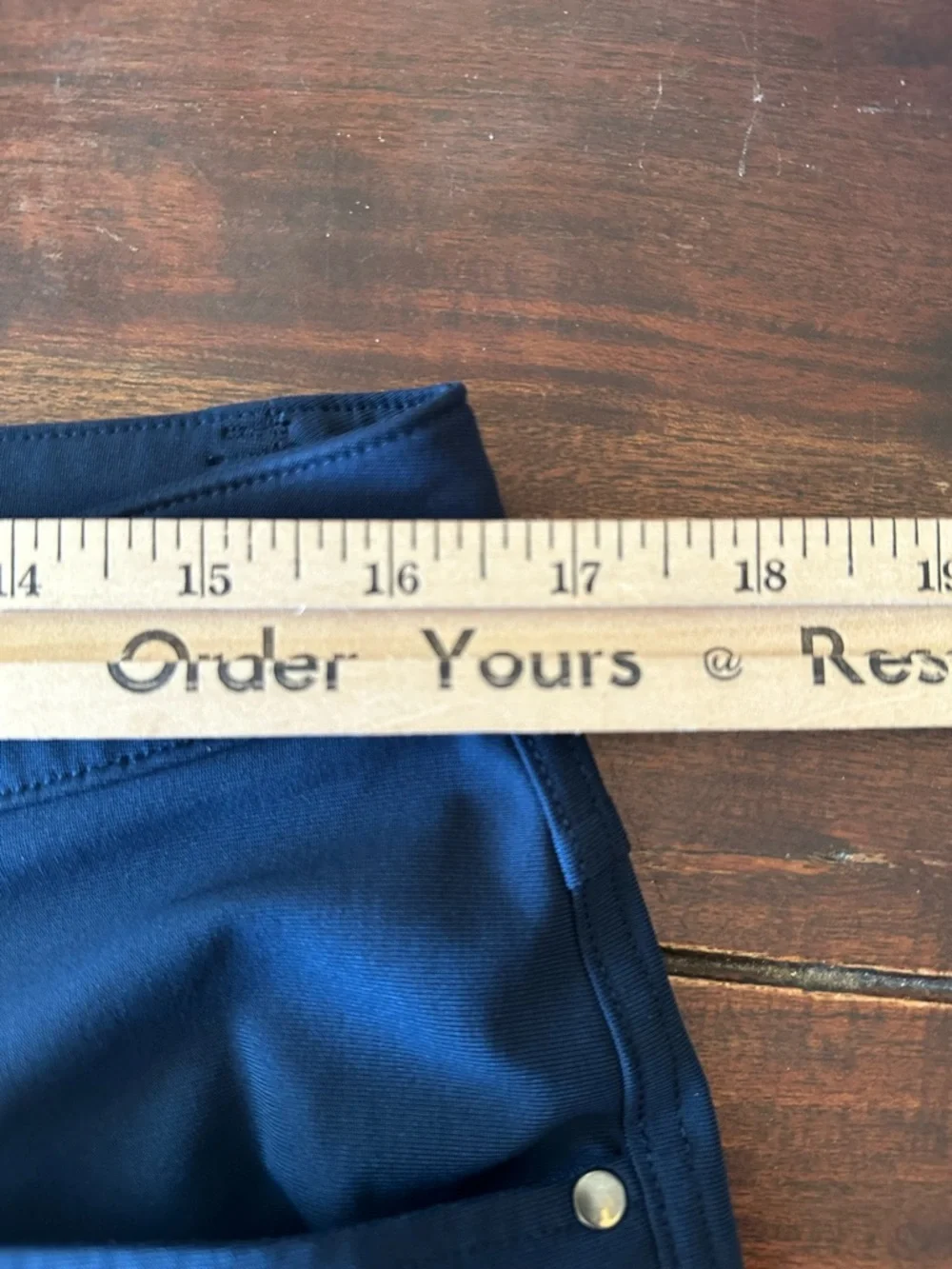 Lululemon ABC Pants Navy Blue Slim Stretch Size 32
